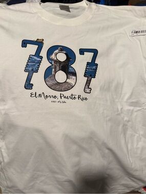 2XL 787 Mi Isla El Morro Tshirt (7’s are Taino)